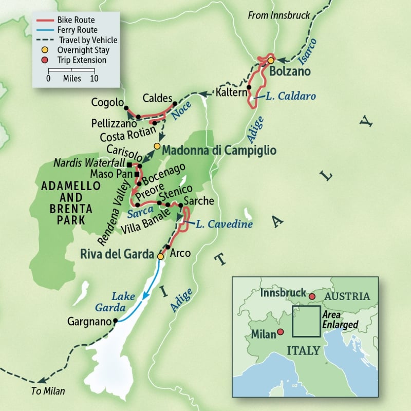 Italy: The Dolomites, Bolzano and Lake Garda
