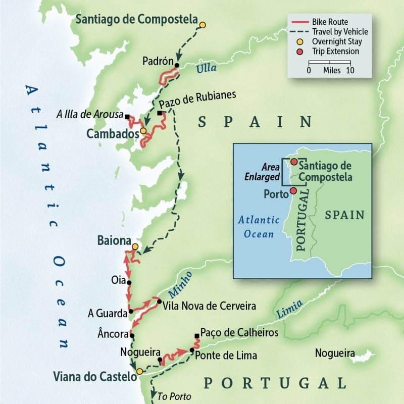 Spain & Portugal: Coastal Camino de Santiago
