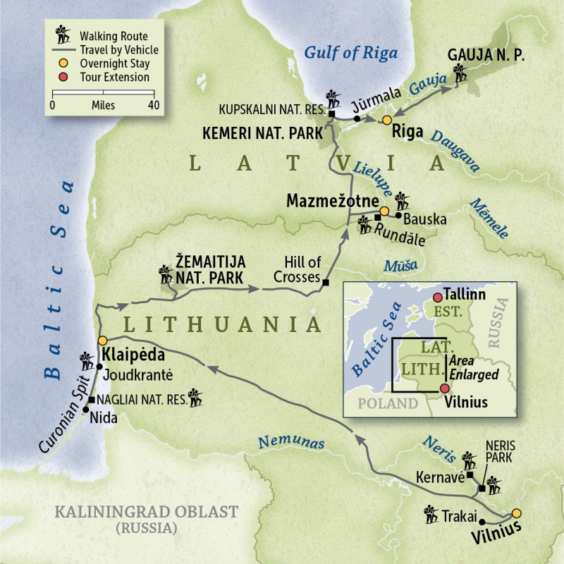 Lithuania & Latvia: Vilnius to Riga
