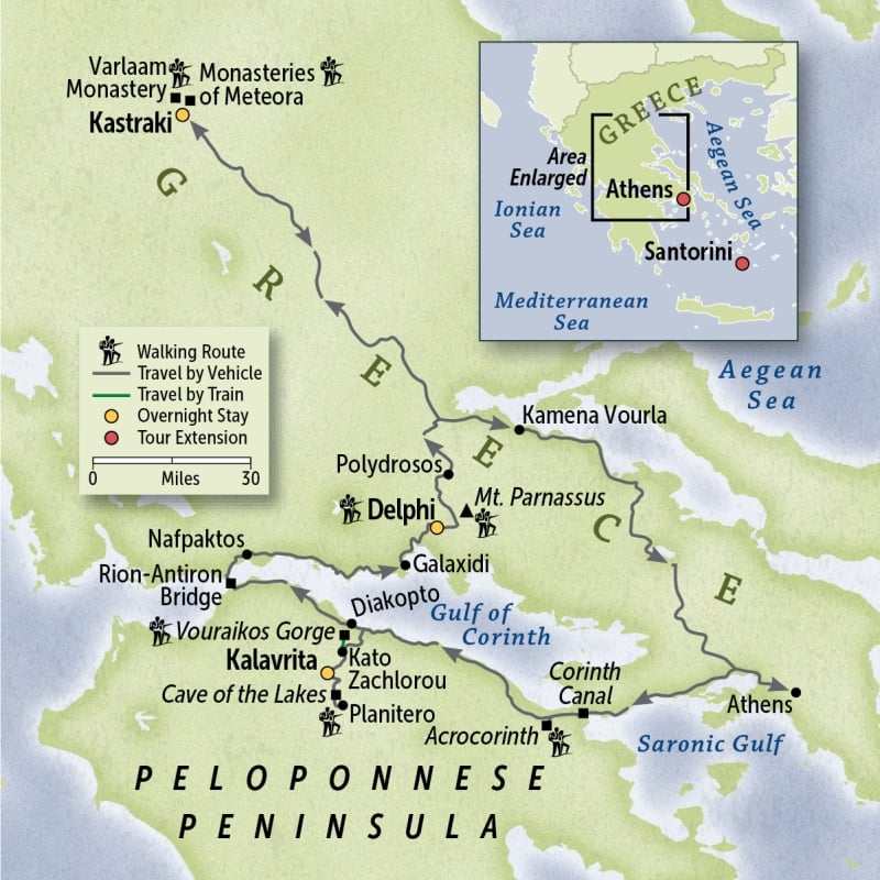 Greece: Athens, Delphi & Meteora

