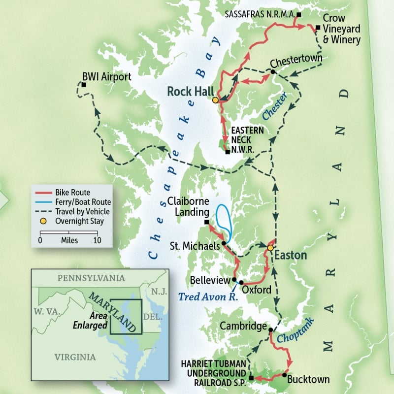 Maryland: Eastern Shore & Chesapeake Bay
