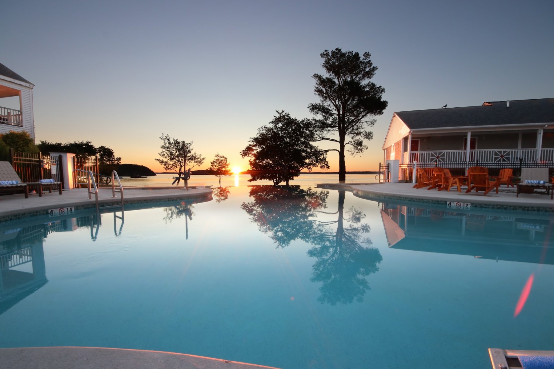 Outdoor Pool at Bar Harbor Inn