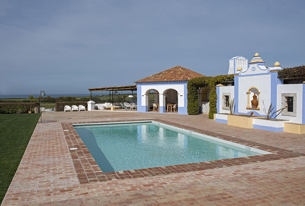 outdoor pool and patio