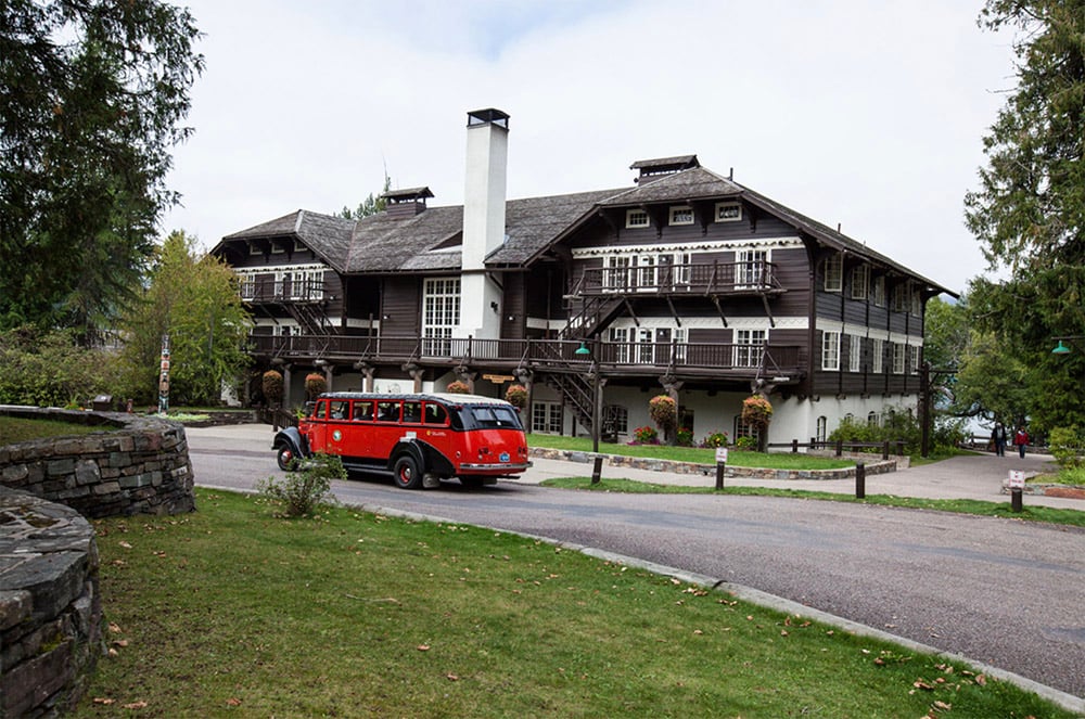 Lake MacDonald Lodge exterior