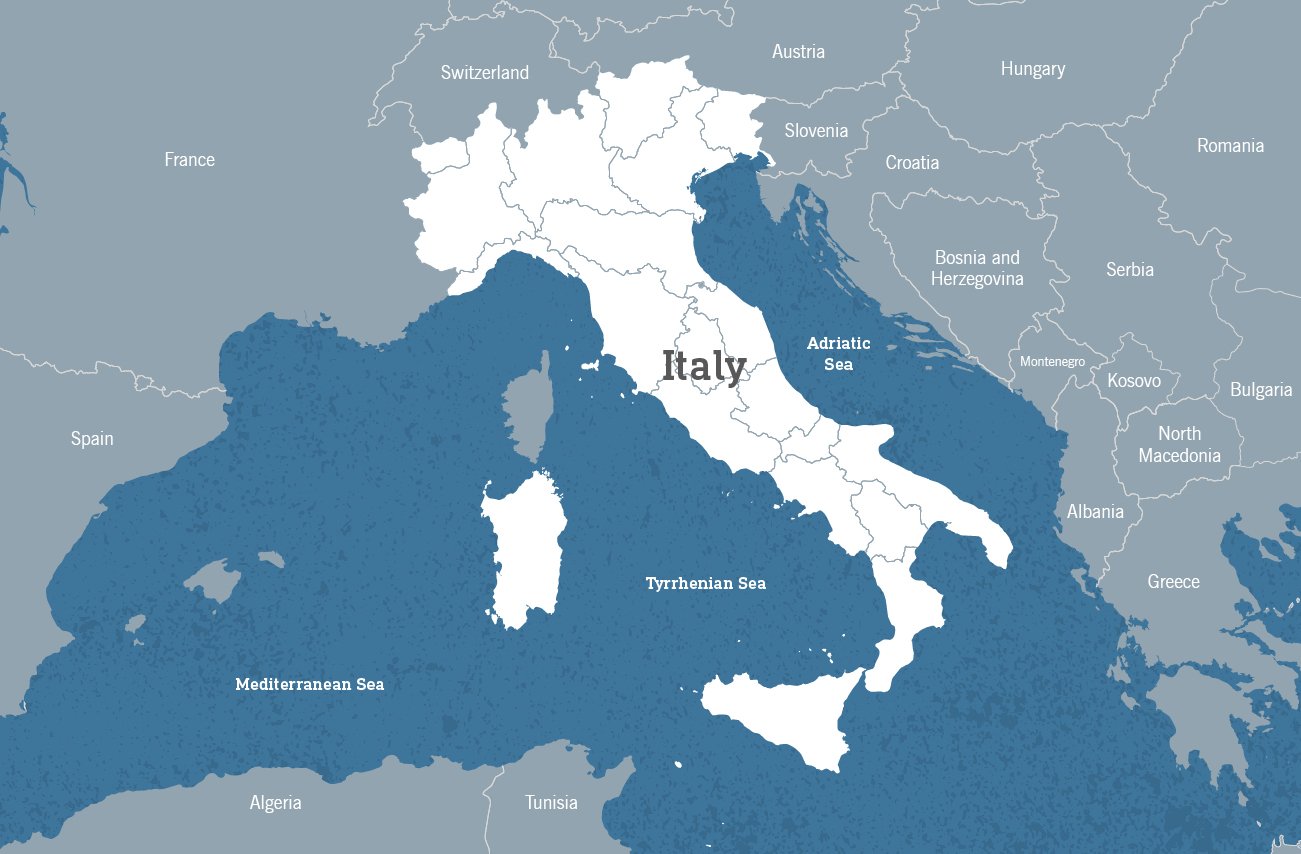 Map of Italy