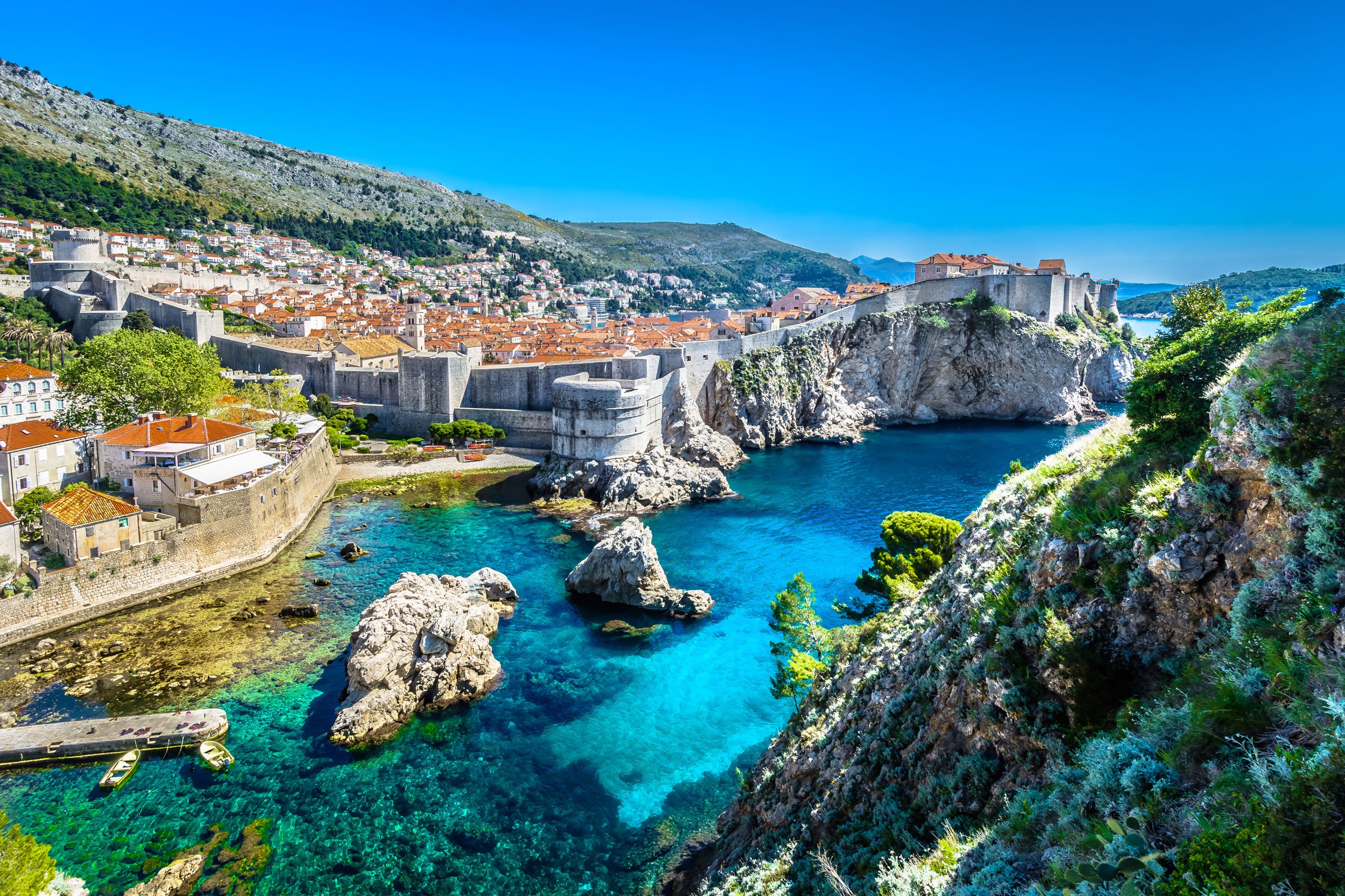 The Dalmatian Coast in Croatia