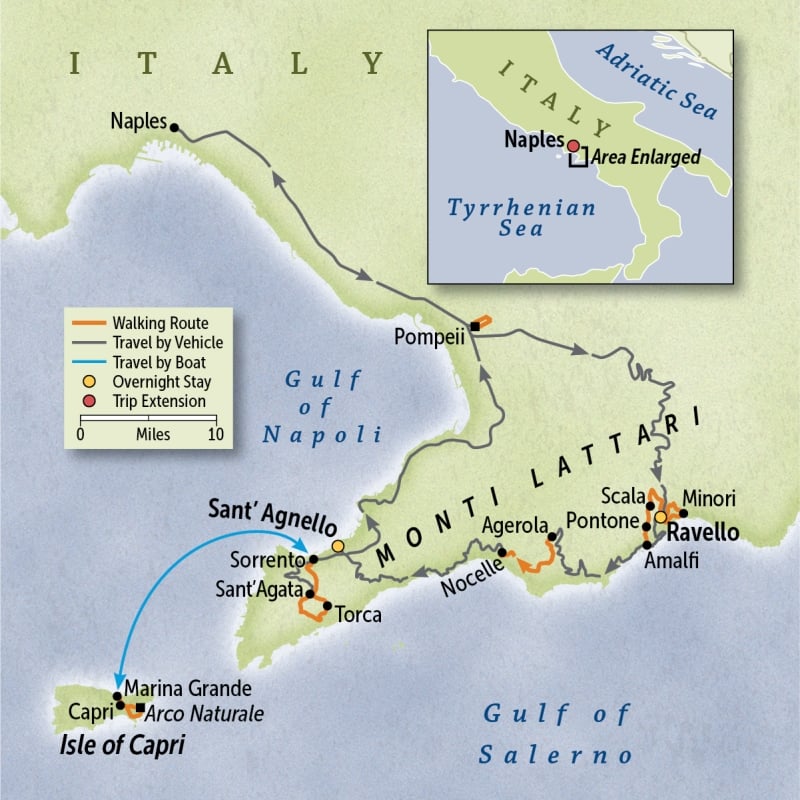 Italy: Pompeii, Capri & the Amalfi Coast
