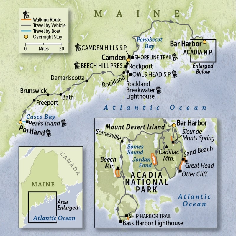 Maine: Portland, Camden & Acadia National Park
