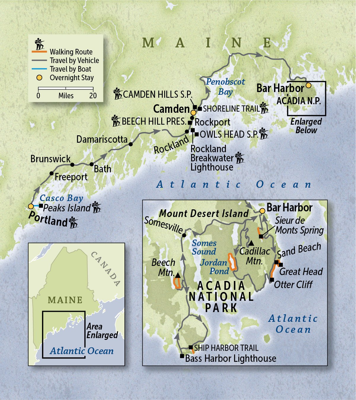 Maine: Portland, Camden & Acadia National Park