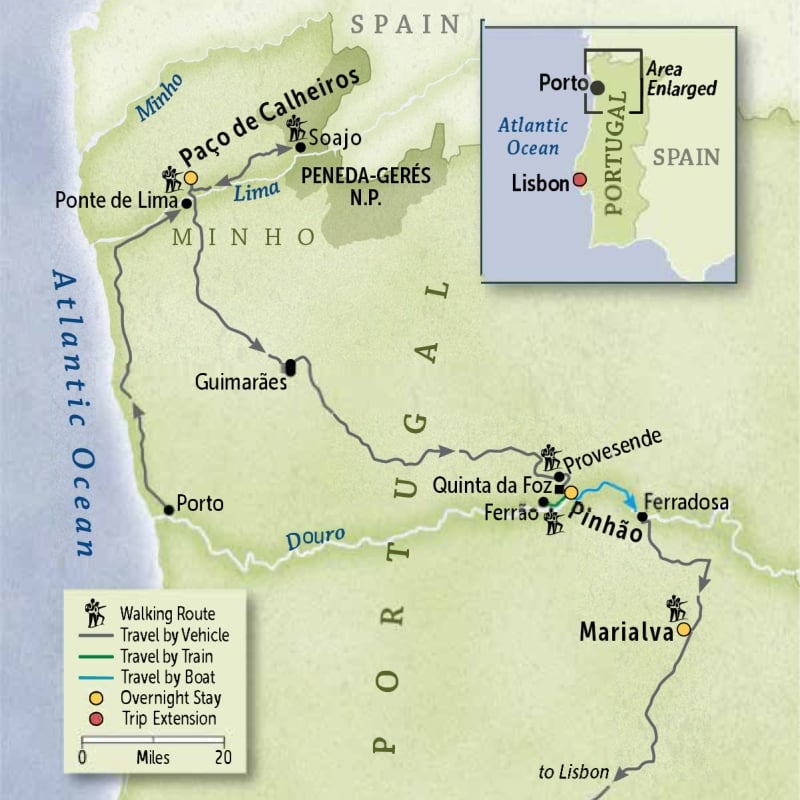 Portugal: Minho & the Douro Valley
