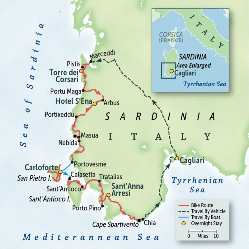 Italy: Sardinia, Carloforte, Sulcis & Chia
