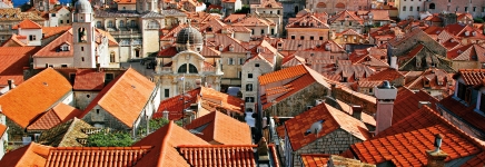 Top shot of homes in The Dalmatian Coast