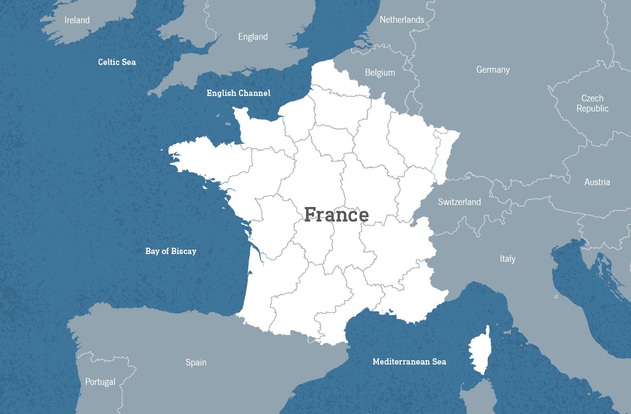 Map of France