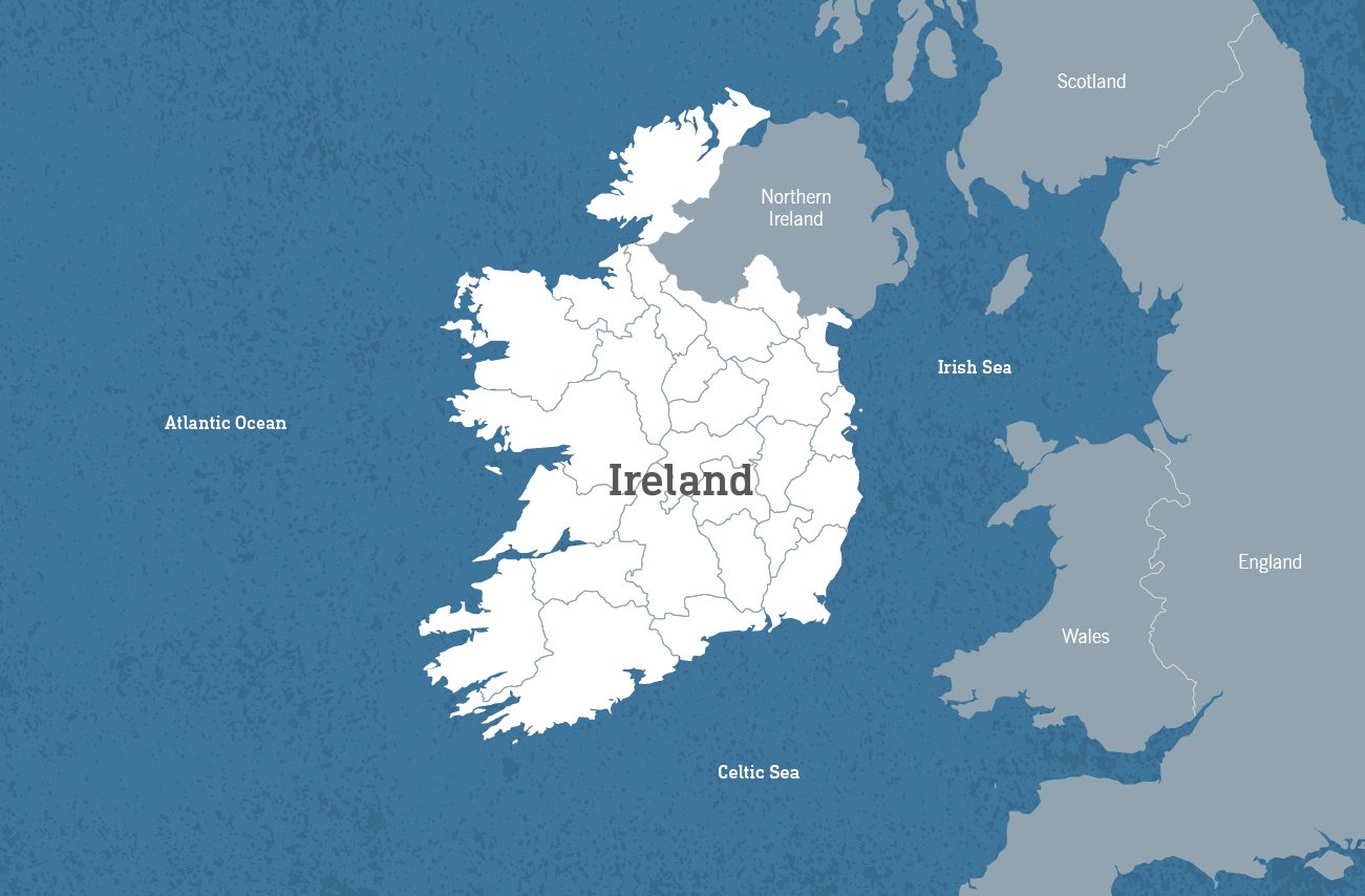 Map of Ireland