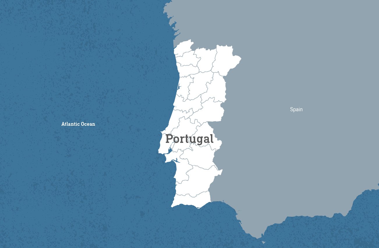 Map of Portugal