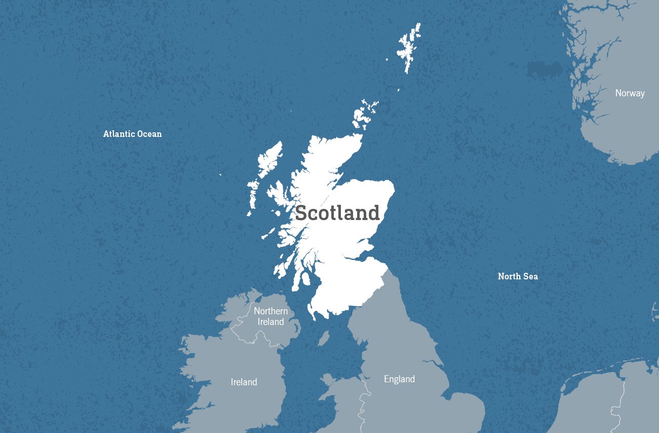 Map of Scotland