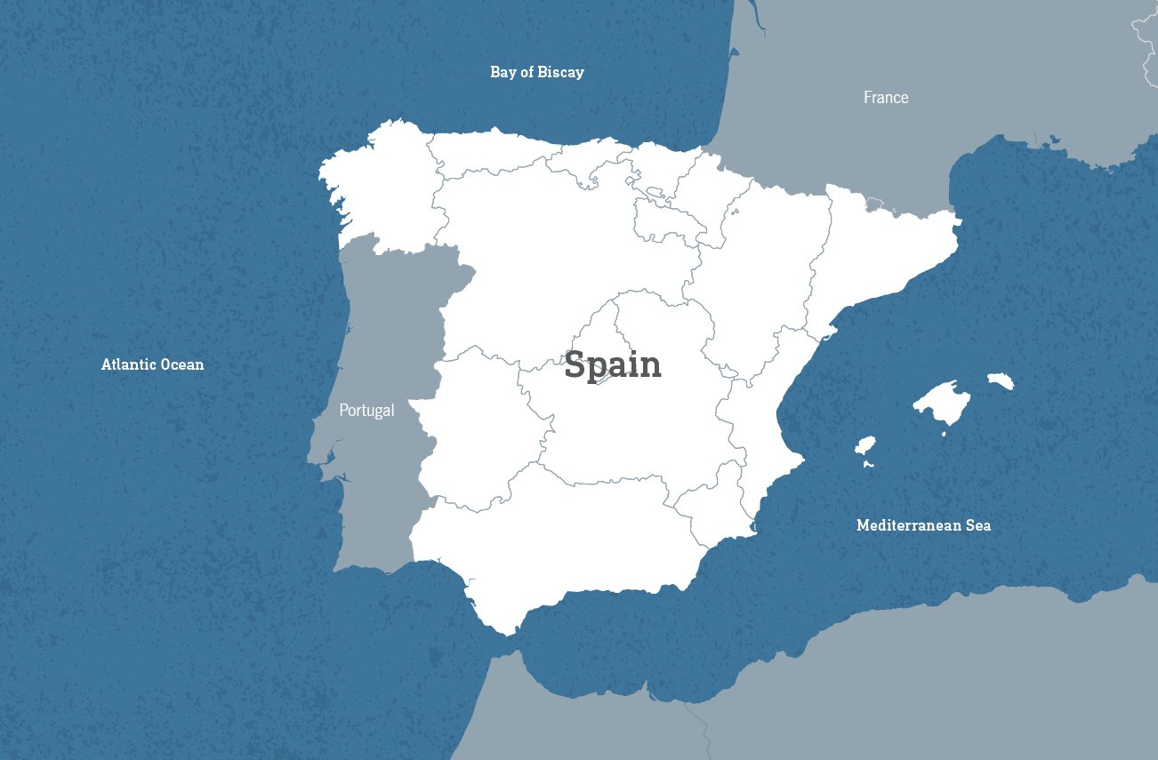 Map of Spain