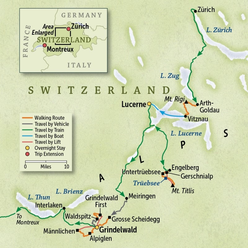 Switzerland: Zürich, Lucerne & the Alps
