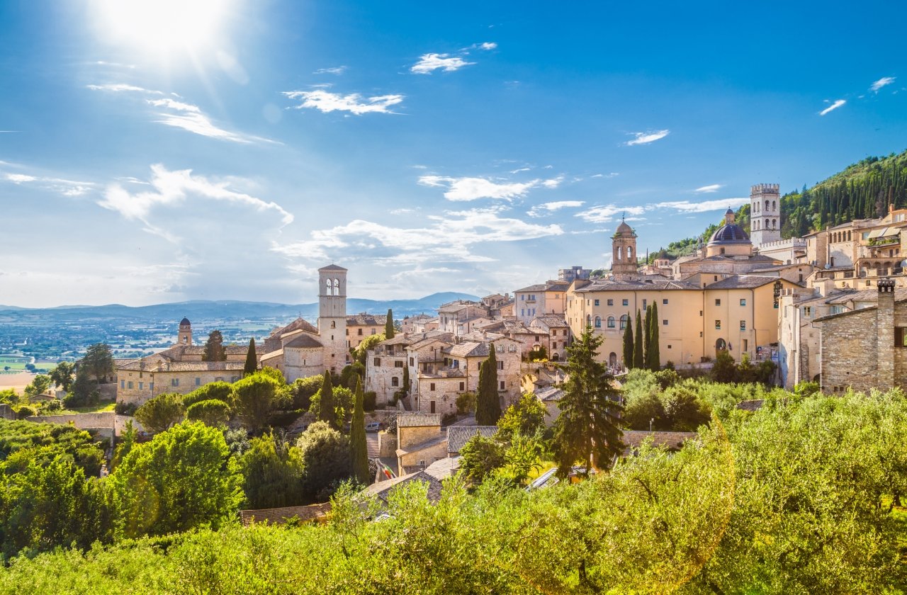 Italy: Umbria, Spello, Montefalco Assisi Guided Bicycling