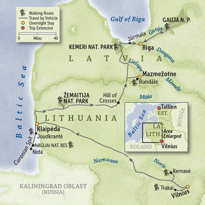 Lithuania & Latvia: Vilnius to Riga
