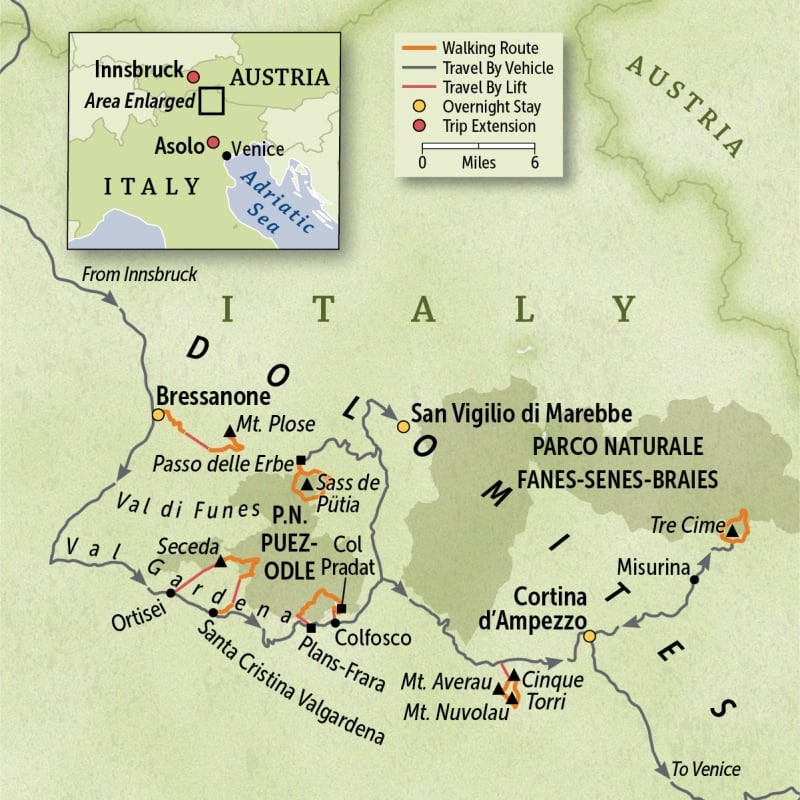 Italy: The Dolomites
