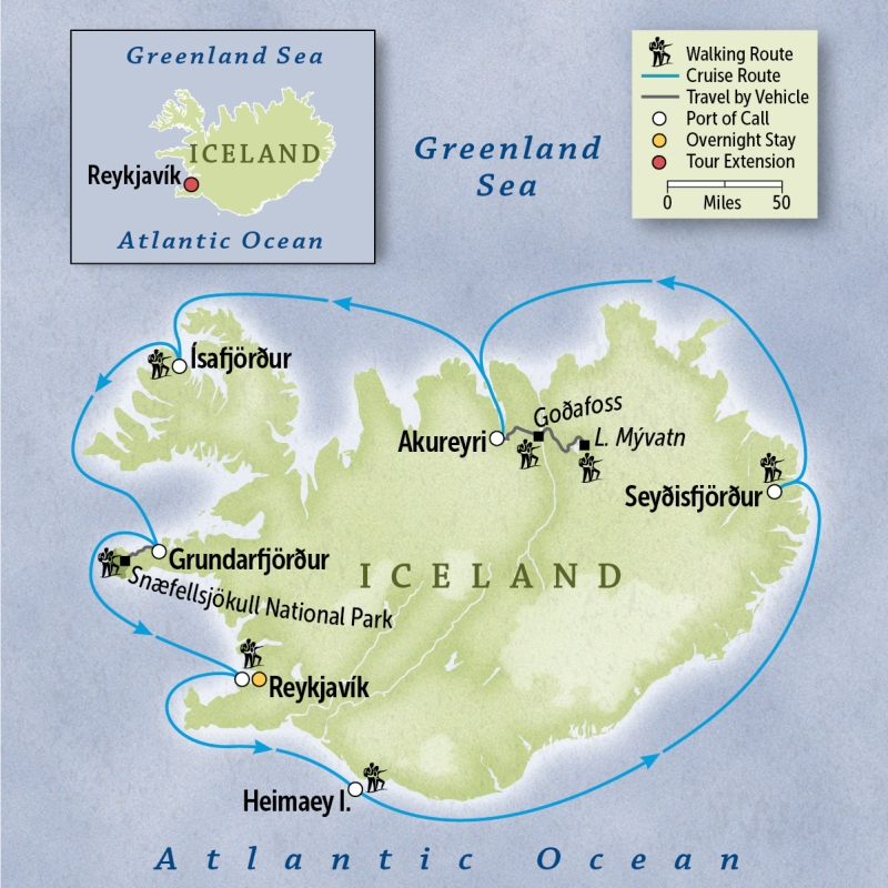 Iceland: Reykjavík, Akureyri & Ísafjörður by Yacht
